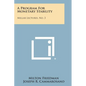 A Program for Monetary Stability: Millar Lectures, No. 3 - Paperback