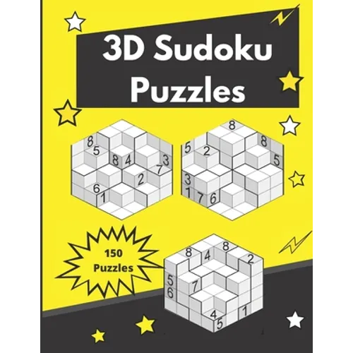 3D Sudoku Puzzles: Isometric Sudoku for Adults - Paperback