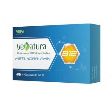 VeNatura Vitamin B12 Supplement - Methylcobalamin ODT 1000 µg for Nerve Health & Energy - Vegan & Gluten-Free