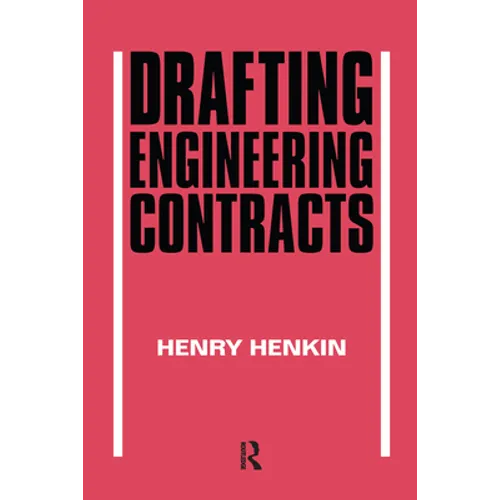 Drafting Engineering Contracts - Paperback