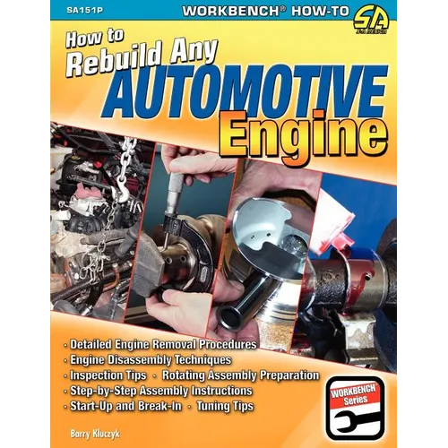 How to Rebuild Any Automotive Engine - Paperback