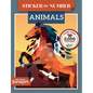 Sticker by Number Animals: Sticker Emporium - Paperback