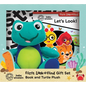Baby Einstein: Let's Look! First Look and Find Gift Set Book and Turtle Plush - Hardcover