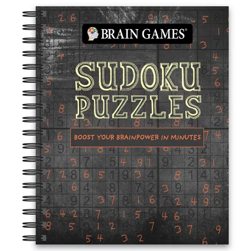Brain Games - Sudoku (Chalkboard #2): Boost Your Brainpower in Minutes Volume 2 - Spiral