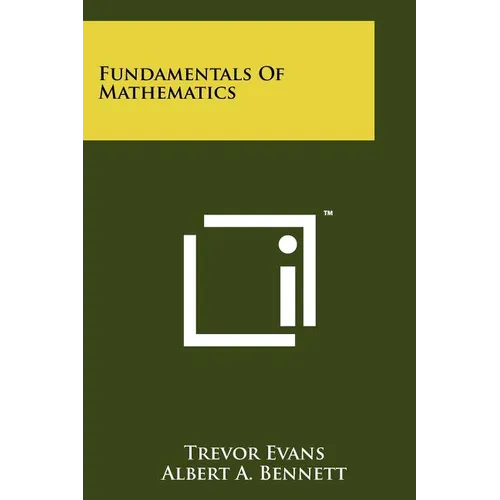 Fundamentals of Mathematics - Paperback