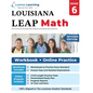 LEAP Test Prep: 6th Grade Math Practice Workbook and Full-length Online Assessments: LEAP Study Guide - Paperback