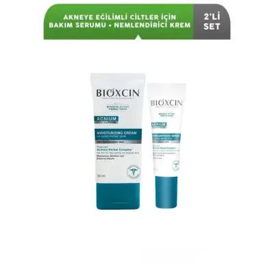 Bioxcin Acne Skincare Set for Oily Skin - Sebum Balancing, Hydrating, Natural & Hypoallergenic