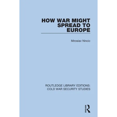 How War Might Spread to Europe - Paperback