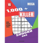 1,000 + Mega sudoku killer 8x8: Logic puzzles extreme levels - Paperback