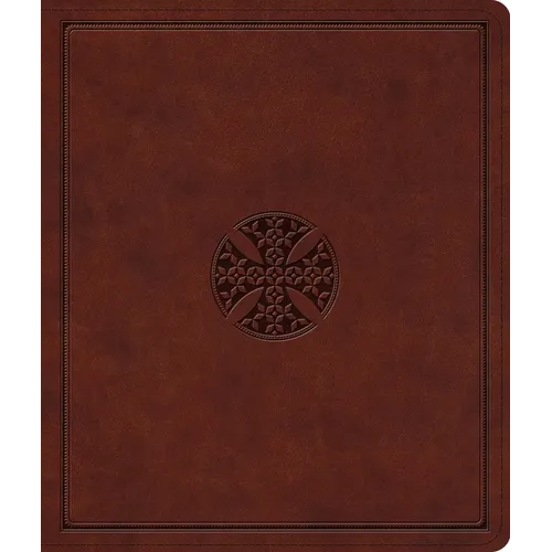 ESV Journaling Bible (Trutone, Brown, Mosaic Cross Design) - Imitation Leather
