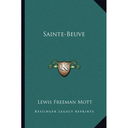 Sainte-Beuve - Paperback