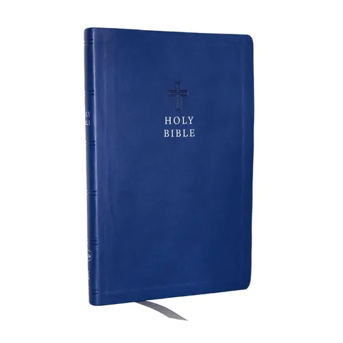 KJV Holy Bible: Value Ultra Thinline, Blue Leathersoft, Red Letter, Comfort Print: King James Version - Imitation Leather