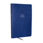 KJV Holy Bible: Value Ultra Thinline, Blue Leathersoft, Red Letter, Comfort Print: King James Version - Imitation Leather