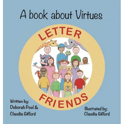 A Book About Virtues Letter Friends - Hardcover