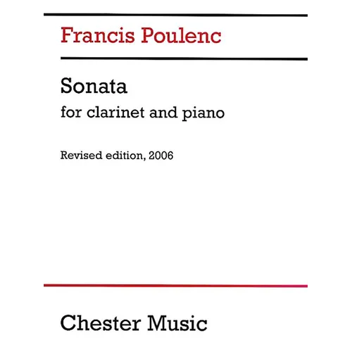 Sonata for Clarinet and Piano: Revised Edition, 2006 - Paperback