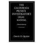 The California Private Investigator's Legal Manual (Third Edition) - Paperback
