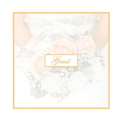 Guest Book for Weddings: Hard Cover Guestbook With 110 Pages 8.5 x 8.5 Sign In Memory Book Keepsake For Wedding Guest, Bridal Shower, Anniversa - Hardcover