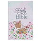 NLT Keepsake Holy Bible for Baby Girls Baptism Easter, New Living Translation, Pink - Hardcover