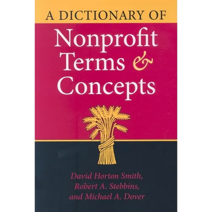 A Dictionary of Nonprofit Terms and Concepts - Hardcover
