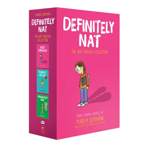 Definitely Nat: A Graphic Novel Box Set (Nat Enough #1-3) - Boxed Set