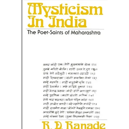 Mysticism in India: The Poet-Saints of Maharashtra - Paperback