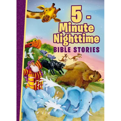 5-Minute Nighttime Bible Stories - Hardcover
