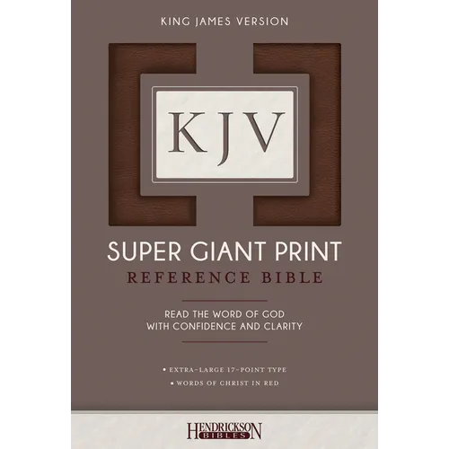 KJV Super Giant Print Bible - Imitation Leather