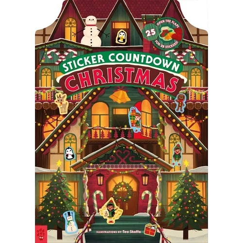 Sticker Countdown: Christmas - Hardcover
