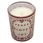 Glass Votive Scented Candle - Boughs of Holly