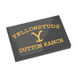 YellowStuds Sign - Dutton Ranch Sign - Custom Printed Using LEGO® Parts (2x3 Tile)