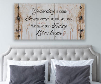 Yesterday Is Gone - Canvas