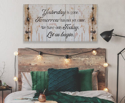 Yesterday Is Gone - Canvas