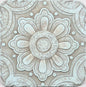 Square Floral Stepping Stone -