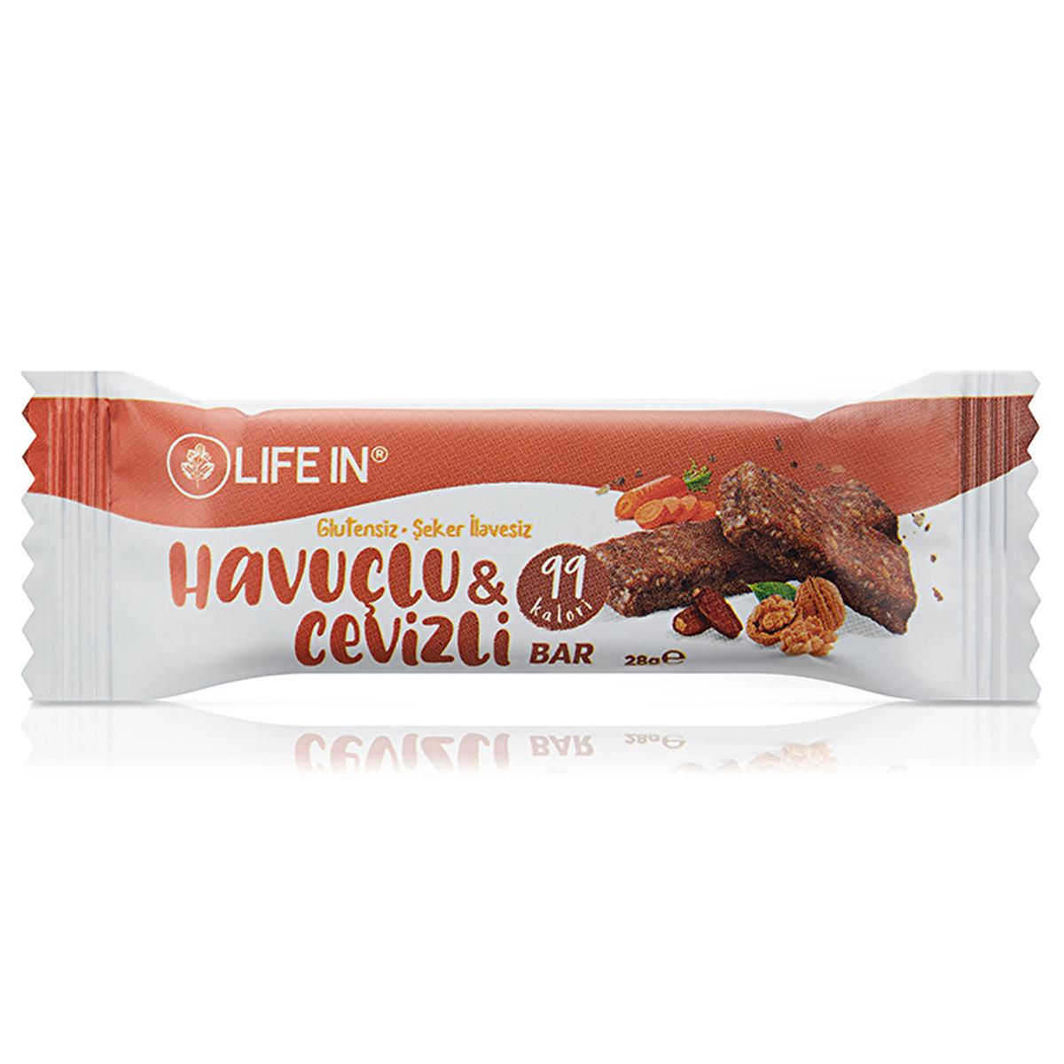 Life In Healthy Snack Cake - Gluten-Free, Sugar-Free, High Fiber Cake for Health-Conscious Individuals - 28g