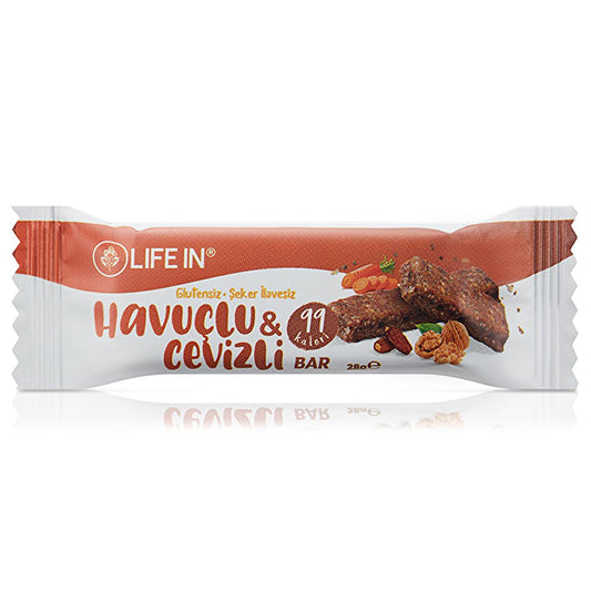 Life In Healthy Snack Cake - Gluten-Free, Sugar-Free, High Fiber Cake for Health-Conscious Individuals - 28g