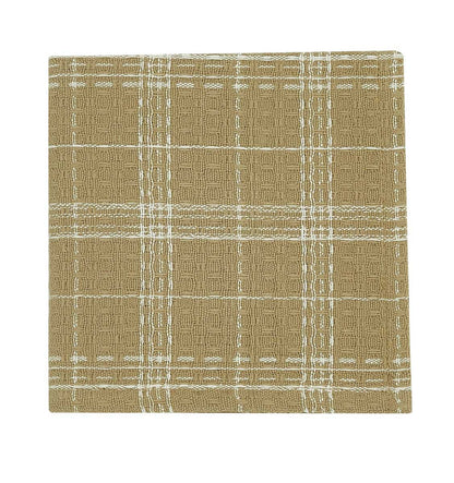 Fieldstone Plaid - Cream - Dishcloth
