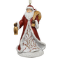 Berry Vine Santa with Lantern Ornament