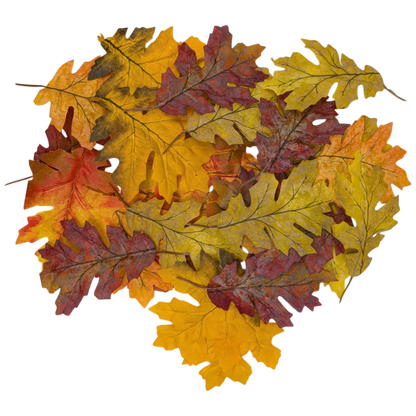 Bag of 36 Faux Harvest Leaves