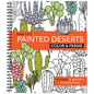 Color & Frame - Painted Deserts (Adult Coloring Book) - Spiral