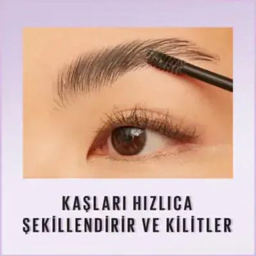 Maybelline New York Super Lock Brow Glue: Long-Lasting Eyebrow Mascara for Shaping, Setting & Styling - Clear, Waterproof, 7ml
