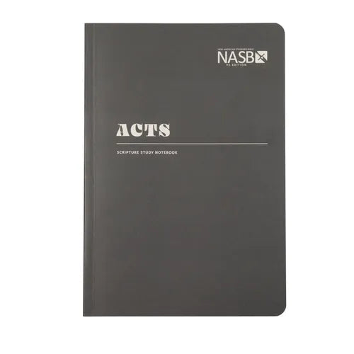 NASB Scripture Study Notebook: Acts: NASB - Paperback