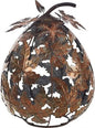 Metal Leaf Pumpkin Centerpiece - Small