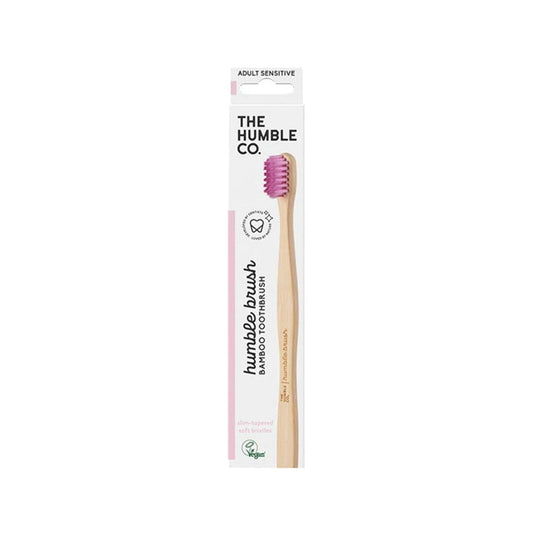 The Humble Co Manual Toothbrush for Adults - Soft Bristle, Eco-Friendly, Sensitive Teeth & Gums Care