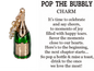Pop the Bubbly Charm