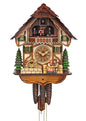First Kiss - HerrZeit by Adolf Herr Cuckoo Clock - Dark Walnut