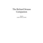 The Richard Strauss Companion - Hardcover