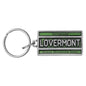 Vermont License Plate Keyring