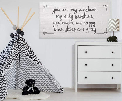 You Are My Sunshine - Canvas