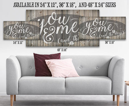 You Me And The Dogs - Canvas