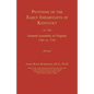 Petitions of the Early Inhabitants of Kentucky to the General Assembly of Virginia 1769 to 1792 - Paperback